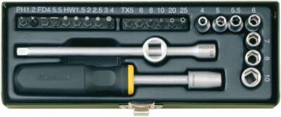 Proxxon 28 Parçalı Tornavida Lokma Ve Bıts Takım - 1