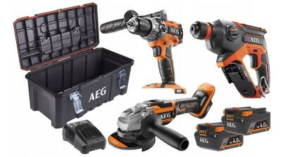 AEG JP18L3 402TB Profesyonel Akülü Alet Seti 3 Parça - 1