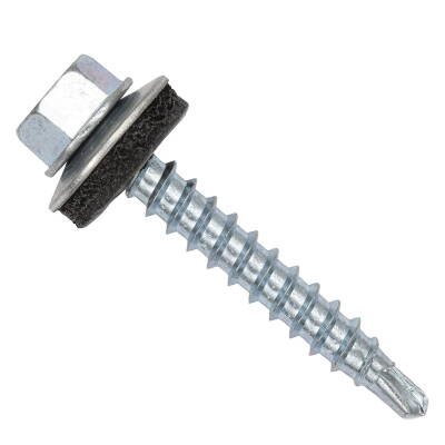Akdeniz Trapez Çatı Vidası 4,8 mm Matkap Uçlu Contalı 16-32 mm - 1
