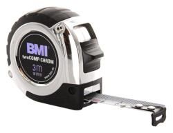 BMI 475541 Two Comp Chrom Çelik Şerit Metre 5 m x 19 mm - BMI