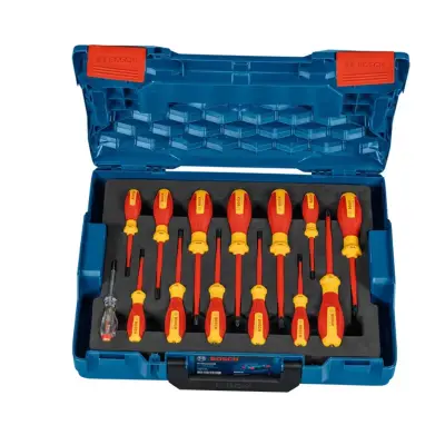 BOSCH Elektrikçi Tornavida Seti 14 Parça - 1