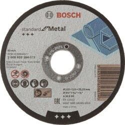 BOSCH Metal Kesme Taşı 115x2.5 - 1
