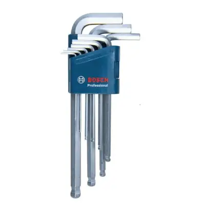 BOSCH Top Başlı Allen Anahtar Takımı 9 Parça - 1
