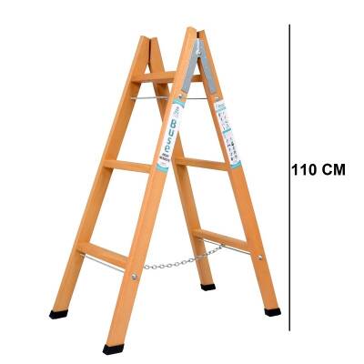 BUSE A Tipi Ahşap Merdiven 3 Basamak 110CM - 2