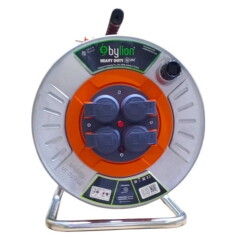 BYLİON Metal Kablo Makarası 3x1,5 mm² 20-50 m - BYLİON