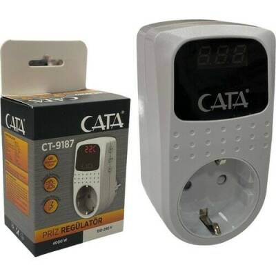 Cata CT-9187 4000W 150-280V Tekli Akım Korumalı Priz - 1