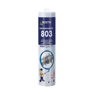 Çekomastik Isıya Dayanıklı Silikon Kırmızı 310 ML (803) - 1
