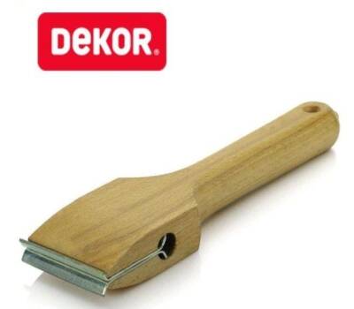 Dekor 1204 Ağaç Saplı Kazıma Sistre Çift Ağızlı 7x26cm - 1