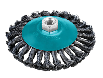 Eurostar Daire Tel Fırça M14 Burma Telli 115 mm Gri ESDE271115 - 1