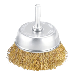 Eurostar Pimli Çanak Tel Fırça 65 mm Sarı Tel ESDE170065 - EUROSTAR