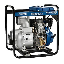 Factor GMD200LE 8 inç (200 mm) Dizel Marşlı Su Pompası - FACTOR