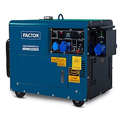 Factor KDK10000SCA 9,4 kVA Dizel Otomatik Kabinli Jeneratör 230 V - FACTOR