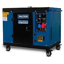 Factor KDK11500SC3 11 kVA Dizel Kabinli Trifaze Jeneratör - FACTOR