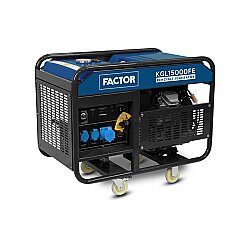 Factor KGL15000FE 15 kVA Benzinli Monofaze Jeneratör - FACTOR