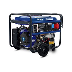 Factor KGL8000CE3 8,1 kVA Benzinli İpli ve Marşlı Trifaze Jeneratör - FACTOR