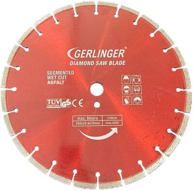 Gerlinger Asfalt-Beton Kesme Testeresi 350mm - 1