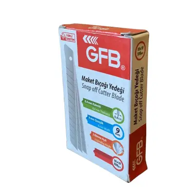 GFB Maket Bıçağı Yedeği 9mm 0.4mm - 2