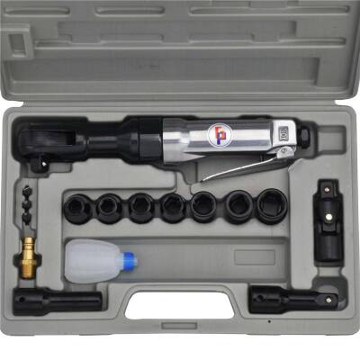 Gison GP-856BK 1/2 İnç Havalı Cırcır Kolu 68 Nm Seti - 1