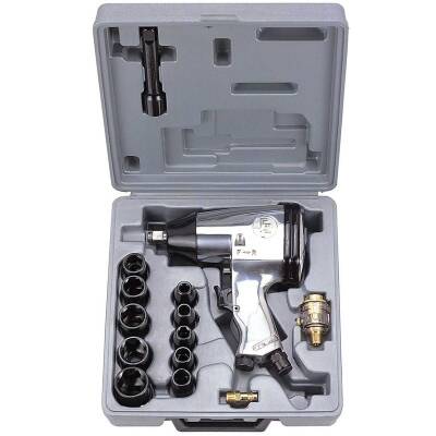 Gison GW-15BK 1/2 İnç Havalı Somun Sıkma Seti 16 Parça - 1