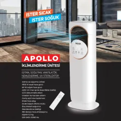 İNOVA Apollo Isıtıcı ve Soğutucu Kumandalı 1800 Watt - 4