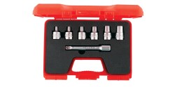 İzeltaş 1/2'' Star (Torx) Lokma Anahtar Takımı 7 Parça - İZELTAŞ