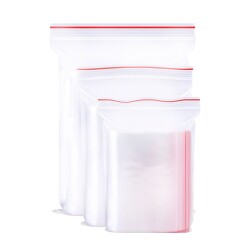 Kilitli Poşet Şeffaf 5x5 cm - 26x36 cm Kilitli Torba Toplu Paket - 