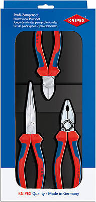Knipex 00 20 11 Kombine Pense+karga Burun+yan Keski Set - 1