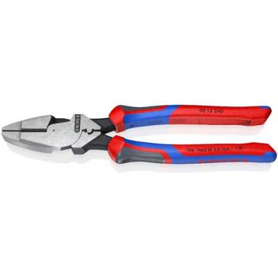 Knipex 09 12 240 Ağır Tip Kombine Pense (amerikan Tip) - 1
