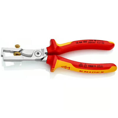 Knipex 13 66 180 Kablo Sıyırma Pensesi - 1