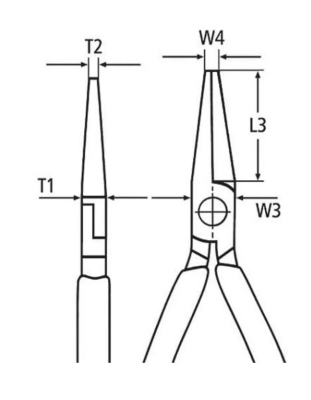 Knipex 26 16 200 Uzun Kargaburun - 3