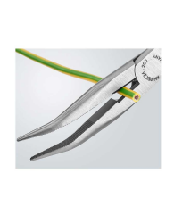 Knipex 26 21 200Eğri Ağız Uzun Kargaburun - 4