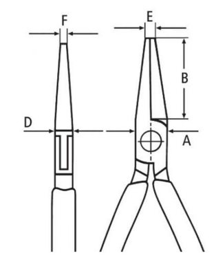 Knipex 35 21 115 Elektronikçi Kargaburun - 3