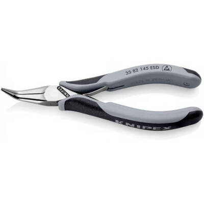 Knipex 35 82 145 ESD Elektronikçi Kargaburun Esd- Kutu Mafsallı - 1