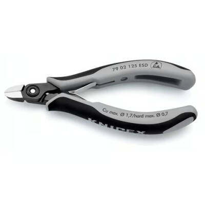 Knipex 79 02 125 ESD Hassas Elektronikçi Yan Keski - 1
