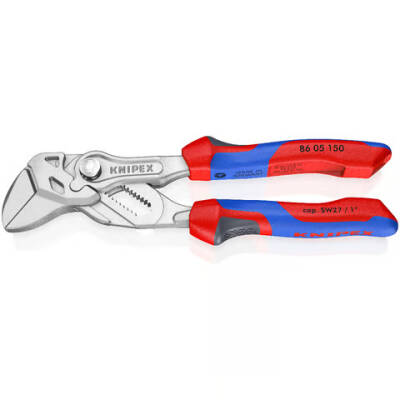 Knipex 86 05 150 Düz Çene Ayarlı Pense - 1