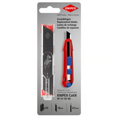 Knipex 90 10 165 E02 9010165bk için Yedek Bıçak 10'lu - 1