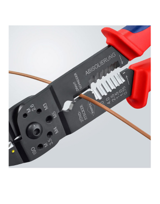 Knipex 95 21 215 Pabuç Sıkma Ve Kablo Sıyırma Pensi - 3
