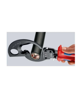 Knipex 95 31 280 Cırcır Mekanizmalı Kablo Makası - 3