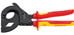 Knipex 95 36 315A Cırcır Mekanizmalı VDE Kablo Makası - 2