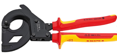 Knipex 95 36 315A Cırcır Mekanizmalı VDE Kablo Makası - 2