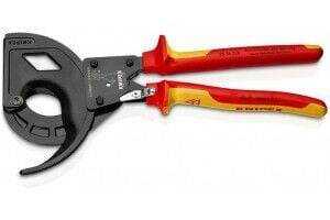 Knipex 95 36 320 Cırcır Mekanizmalı VDE Kablo Kesme - 1