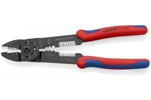 Knipex 97 22 240 Çok Fonksiyonlu Pabuç Sıkma ve Kablo Sıyırma Pensesi - 1