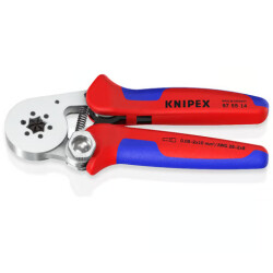 Knipex 97 55 14 Kablo Yüksük Sıkma Kendiliğinden Ayarlanabilen - KNIPEX