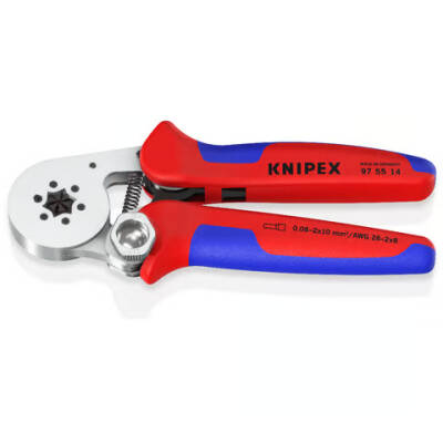 Knipex 97 55 14 Kablo Yüksük Sıkma Kendiliğinden Ayarlanabilen - 1