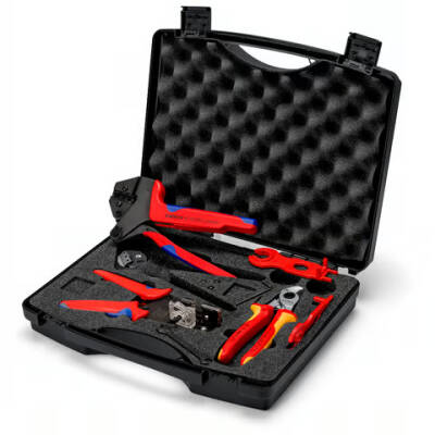 Knipex 97 91 04 V01 Mc4 Solar Konektörler için 7 Parçalı Set - 1
