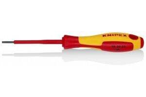 Knipex 98 20 25 VDE İZOLELİ DÜZ UÇLU TORNAVİDA 2,5*75 MM - 1
