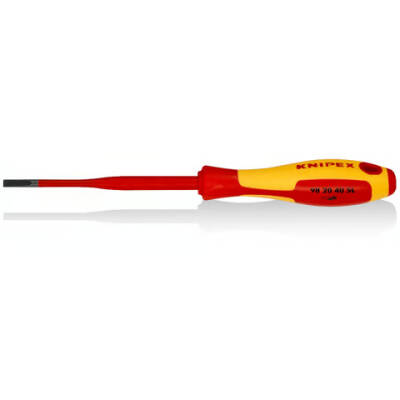 Knipex 98 20 40 SL Düz Uçlu Slim Tornavida - 1