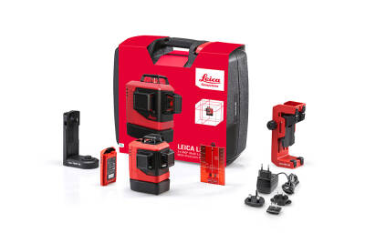 Leica Lino L6R Kırmızı 3x360° Multi Line Lazer Li-ion Set 25 m / 50 m - 1