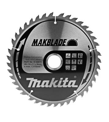 Makita B-08872 Ahşap Daire Testere 216x40 Diş - 1
