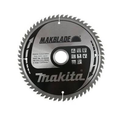 Makita B-09058 Ahşap Daire Testere 216x60 Diş - 1